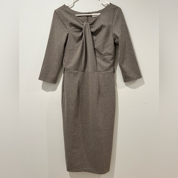 Zoe Vine London Holly Dress UK Size 10, US Size 6. Midi Pencil Dress $169 Retail - Picture 3 of 13